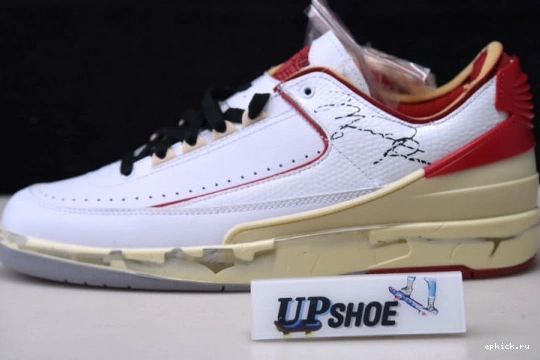 Cheap EP White Retro DJ4375-106 O-W SP DJ4375-106 Jordan Red 2 Low Air 0405